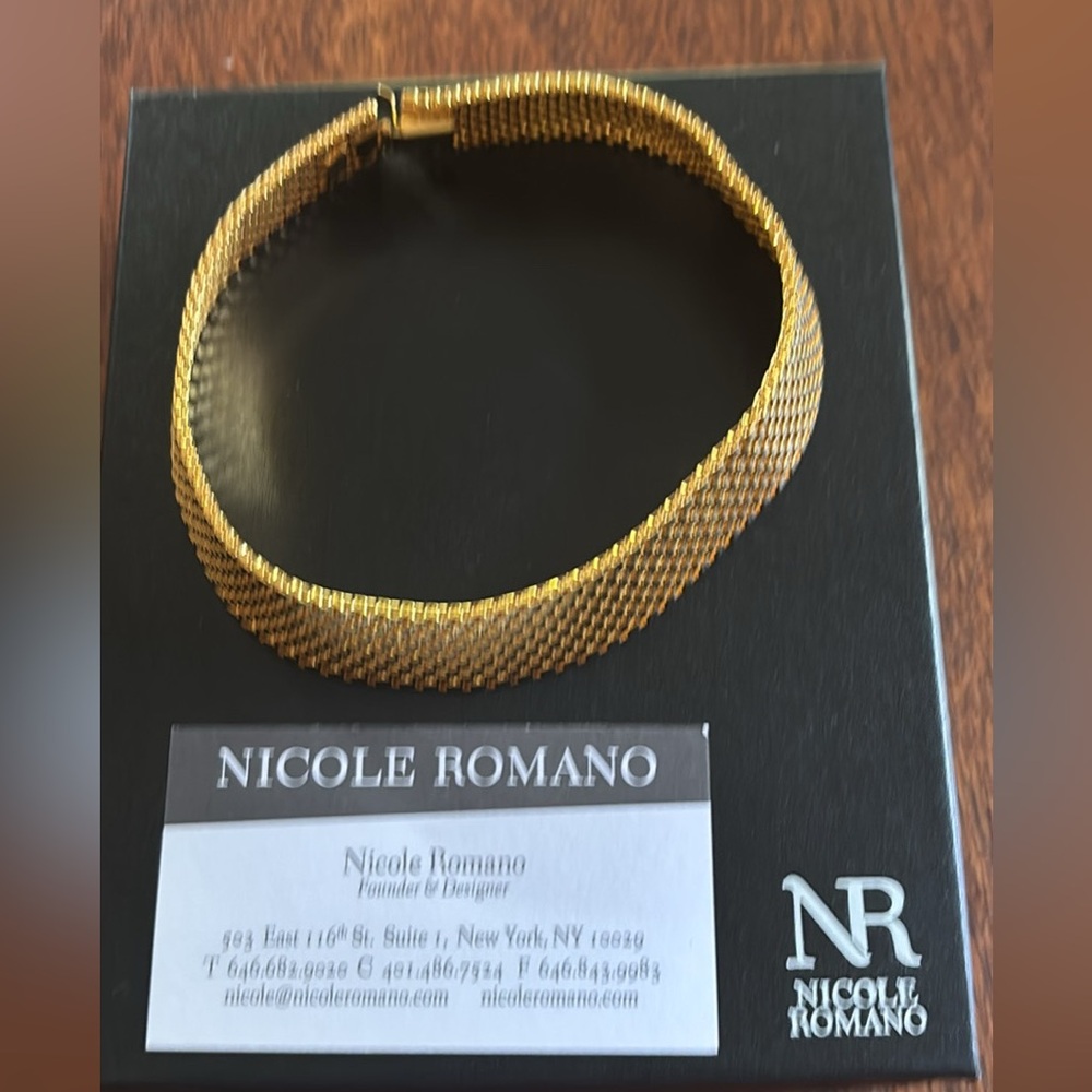 Gold Mesh Necklace
